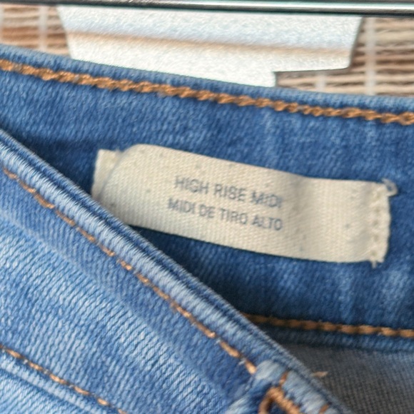 Denim Blue Women's Distressed Shorts - Picture 6 of 8